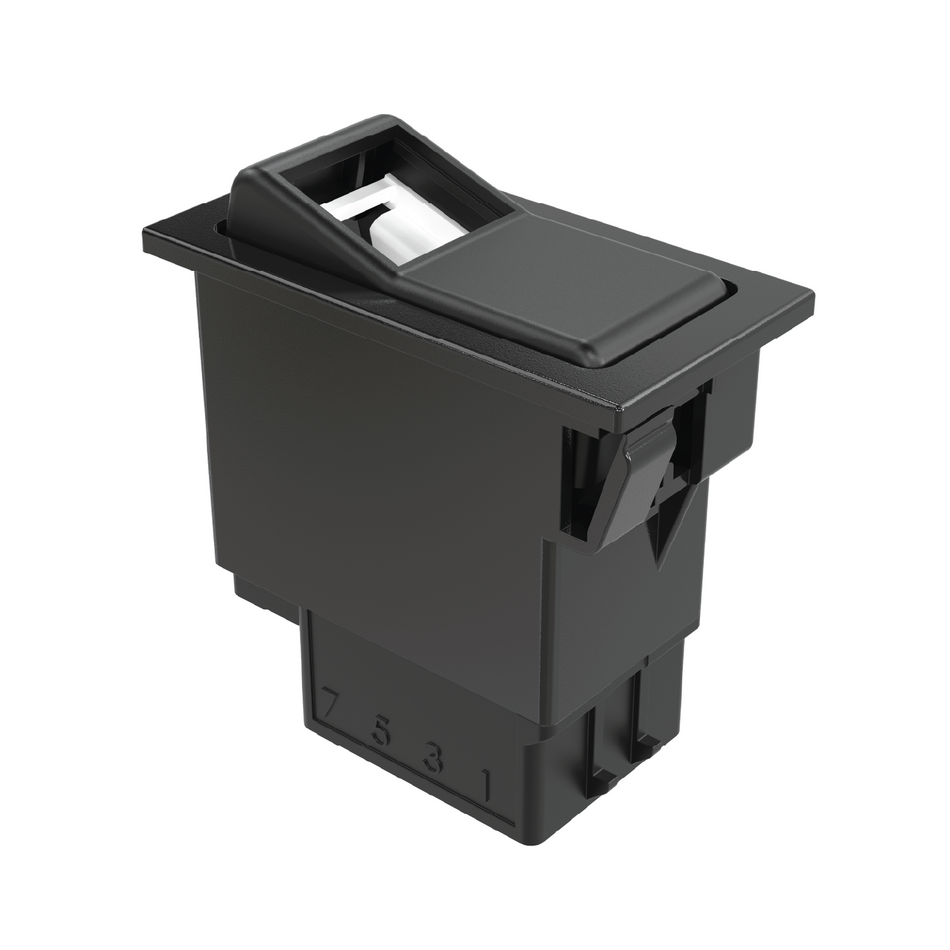 Industrial Heavy-Duty On-Off-On Rocker Switch – 12V/24V IP53