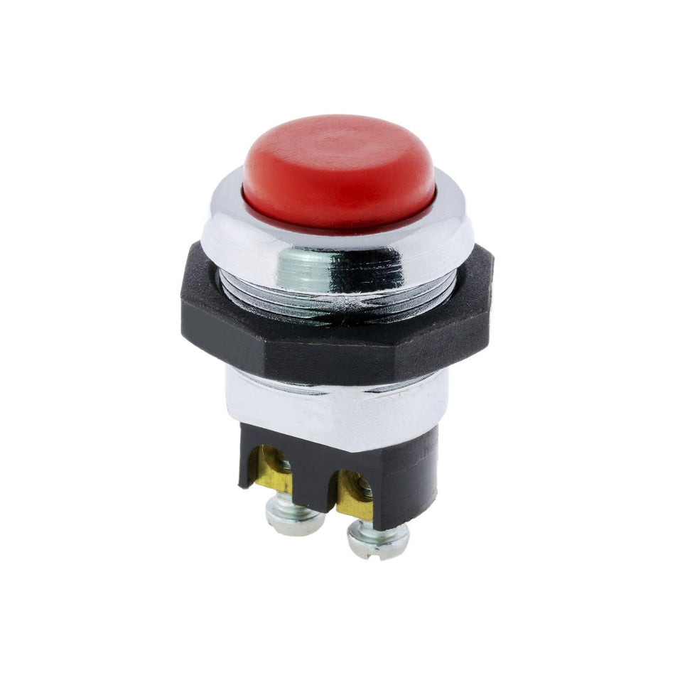 Metal starter horn button with terminal block