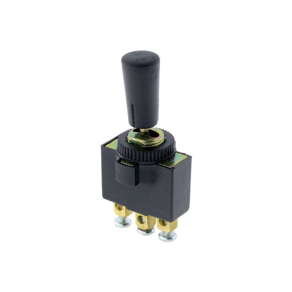 On/Off right/left switch On-Off-On toggle switch 3-pole terminal block Plastic nut Plastic top Reference OE: 6FG 905 346-002, 01-0301