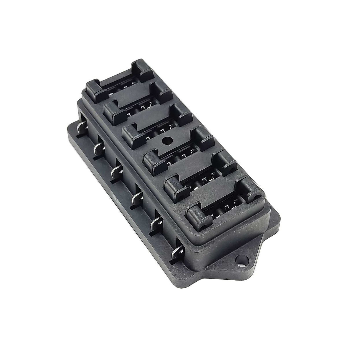 Universal 6 Pin Blade Fuse Box ATO ATC Compatible Fuse Block 12V 24V (Op. Current 1~40 Amp) Boat Car Truck Caravan Compatible 6 Way Fuse Holder