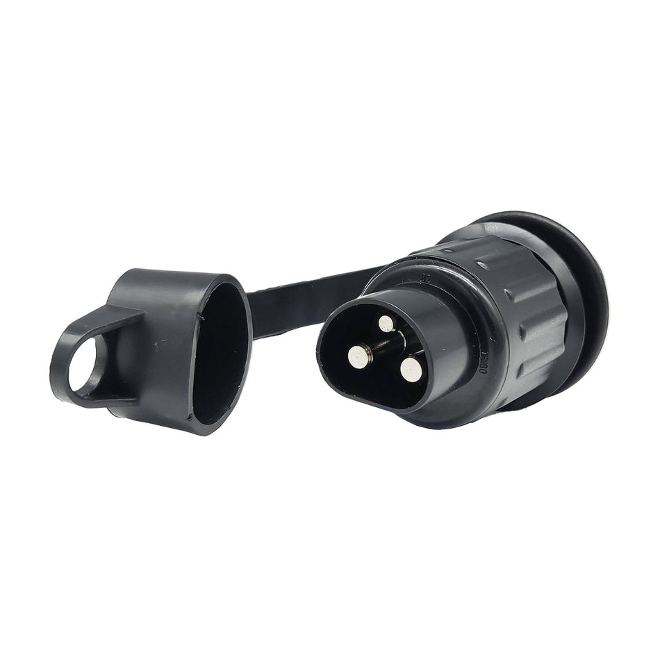 Traktor-Wohnwagen-Anhänger-Stecker 3 Pin 12V Terminal N Typ (3-Wege-Anhänger-Stecker)