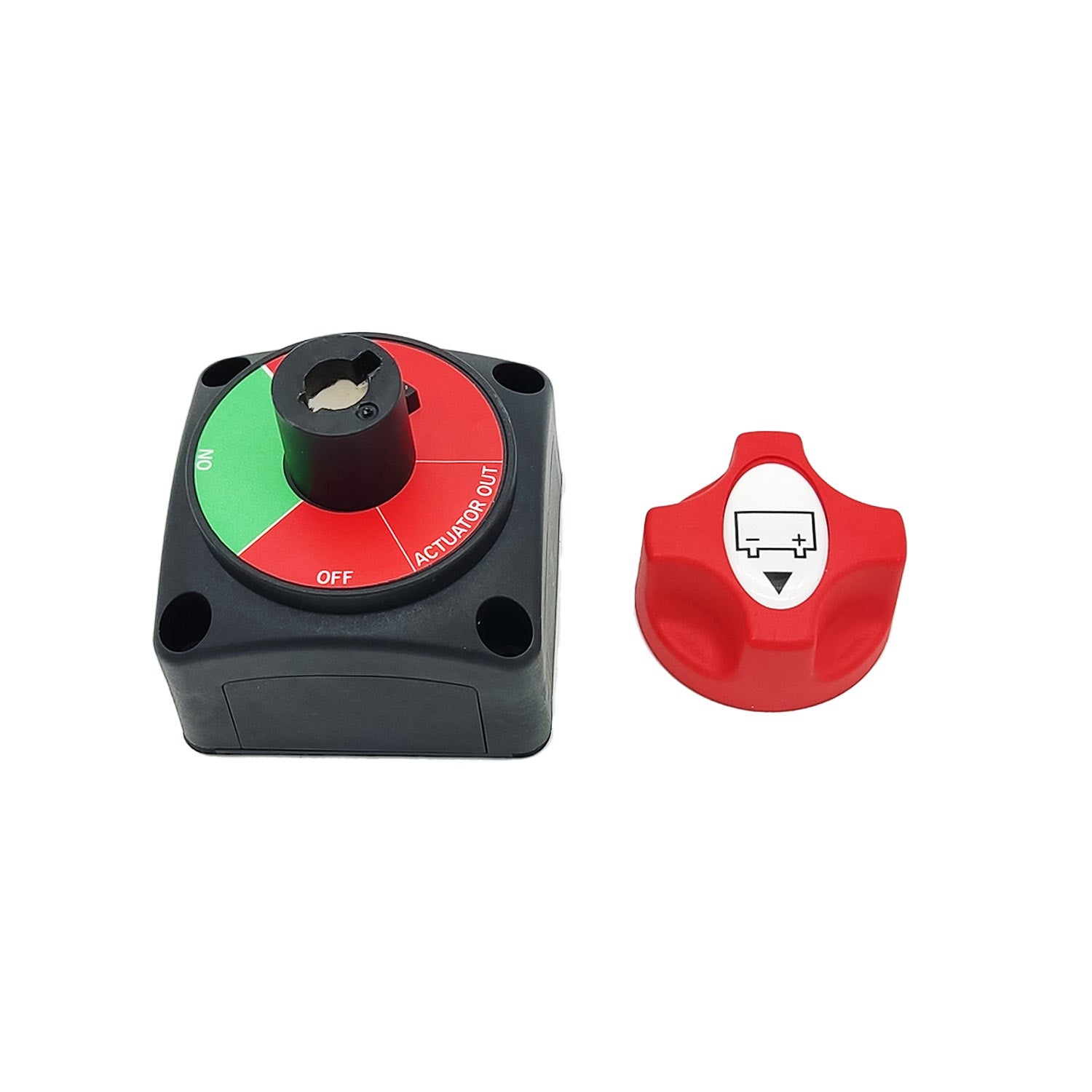 Battery Disconnect Switch for Boat Marine Caravan Truck Car IP54 50V 275A (Max 1250A 5Sec.) 3 Positions (On-Off-Actuator Out) Car Battery Switch Power Switch Battery Disconnect