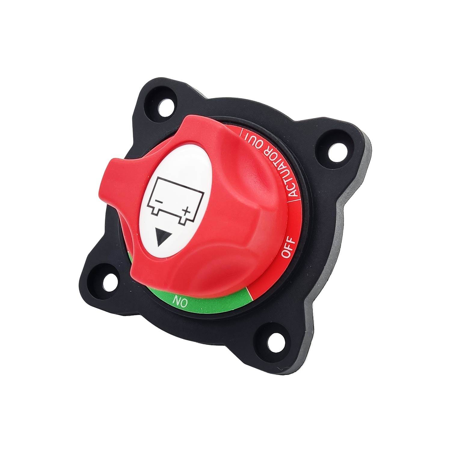 Battery Disconnect Switch for Boat Marine Caravan Truck Car IP54 50V 275A (Max 1250A 5Sec.) 3 Positions (On-Off-Actuator Out) Car Battery Switch Power Switch Battery Disconnect